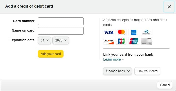 Adding Gift Card before checkout